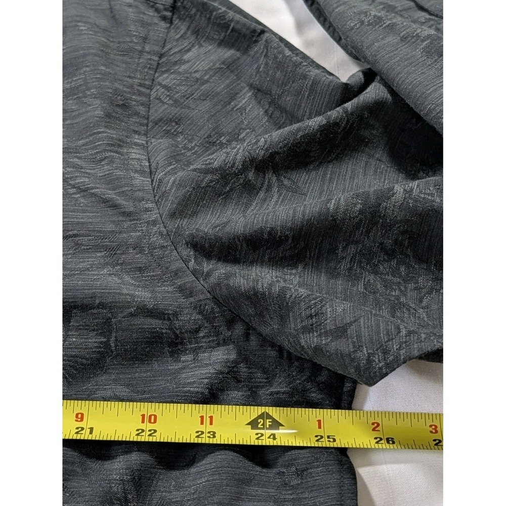 Tommy Bahama Island Modern Fit Mens LS Button Down Black Pattern Cotton Silk XL - Picture 4 of 6